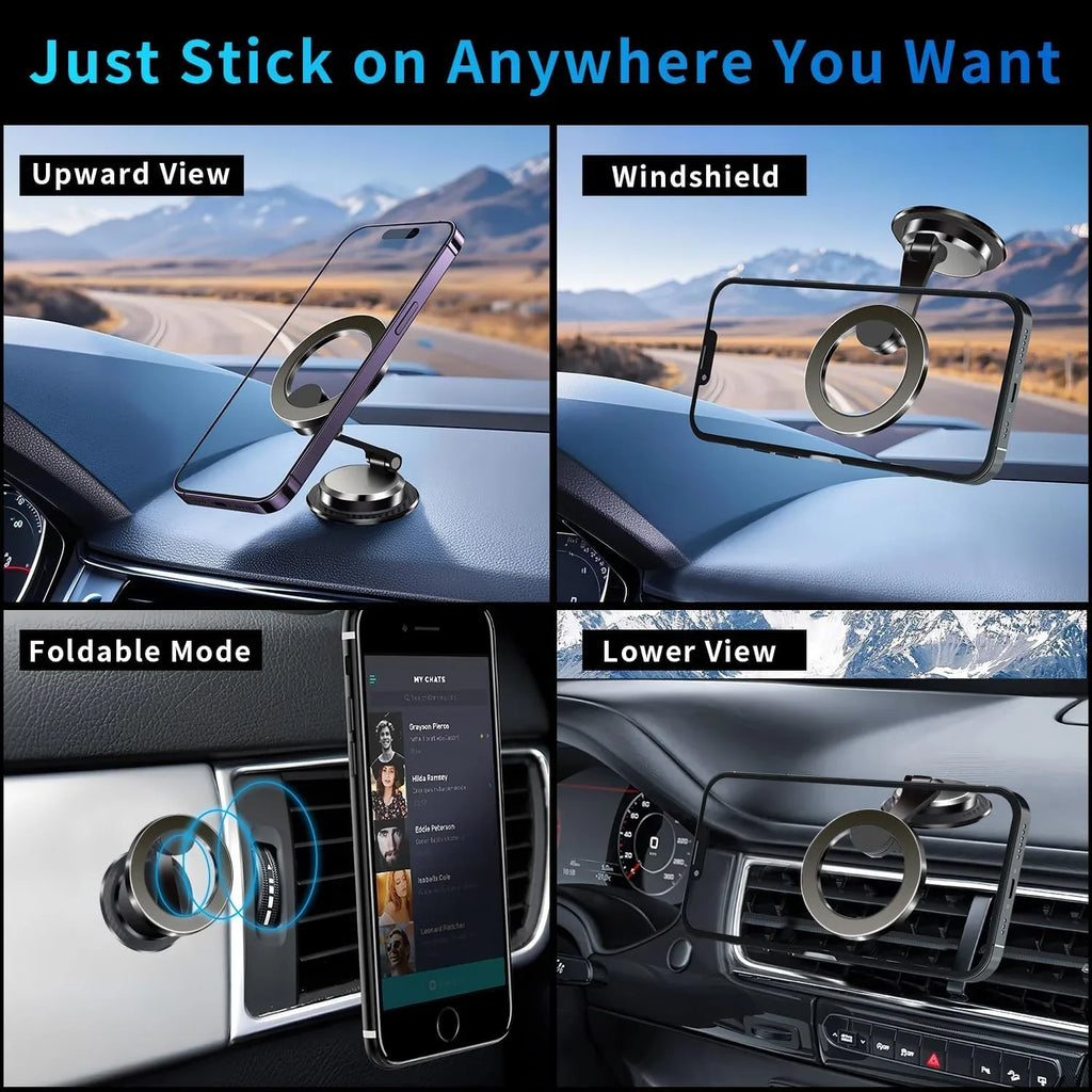 Foldable Magnetic Car Holder