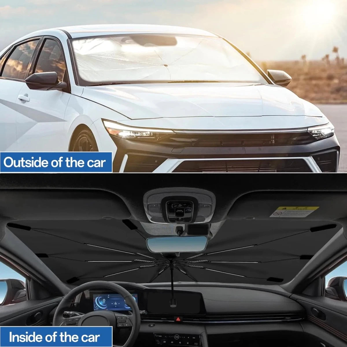 Premium Car Windshield Sun Shade - zoré